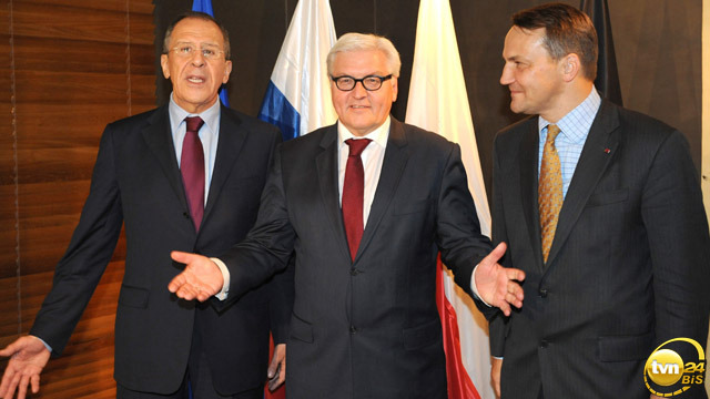 Szczyt szefów dyplomacji Rosji, Niemiec i Polski w sprawie Ukrainy. Oglądaj TVN24 Biznes i Świat<br />
